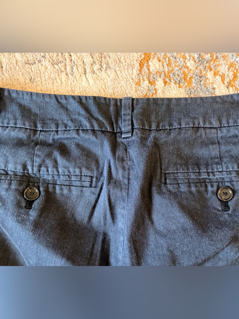 LOFT Navy Straight‑Leg Pants – Size 8 - Picture 4 of 5